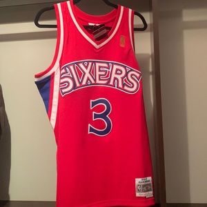 NWT- Sixers Allen Iverson Jersey - Number 3